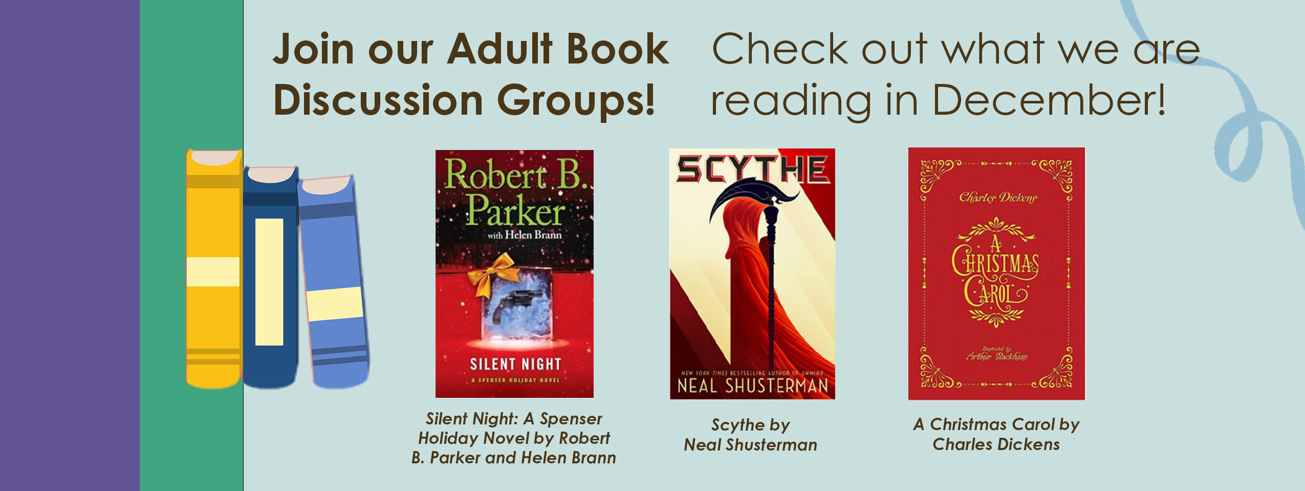 December Adult Book groups